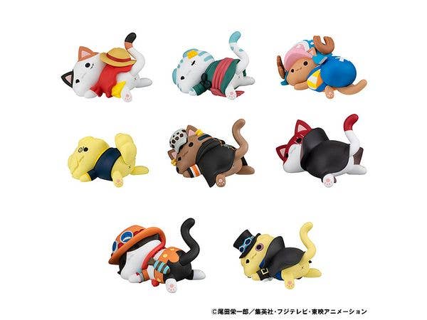 Mega Cat Project One Piece Nyan Piece Nyan! Petari!: 1Box (8pcs)