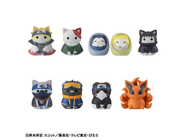 MEGA CAT PROJECT NARUTO Shippuden Nyaruto! Sukoshi Mukashi Mukashi no Konohagakure no Sato Dattebayo! 1Box 8pcs (Reissue)