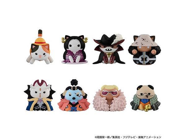 MEGA CAT PROJECT One Piece Nyan Piece Nyan! Luffy & Seven Warlords of the Sea 1Box 8pcs (Reissue)
