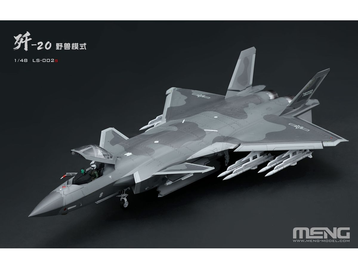 Chinese Stealth Fighter J-20 Beast Mode