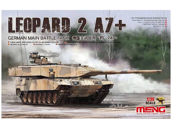 German Main Battle Tank Leopard 2 A7+
