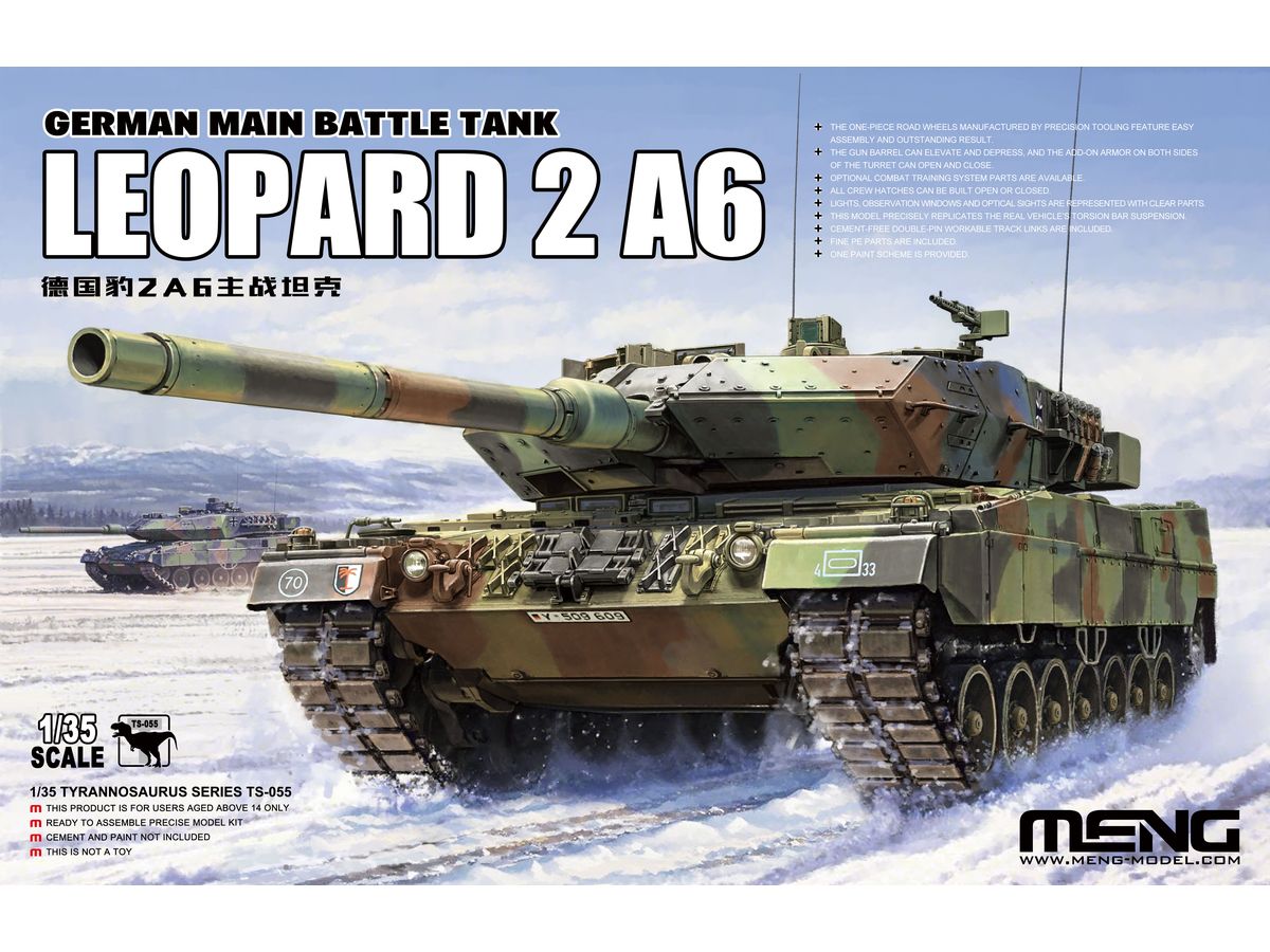 German main battle tank Leopard 2 A6