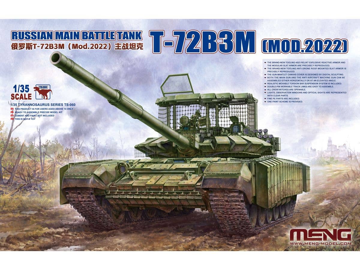 Russian Main Battle Tank T-72B3M (Mod.2022)