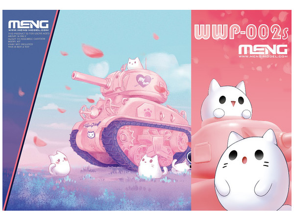 WWP M4A1 Sherman Pink Version with Resin Figure
