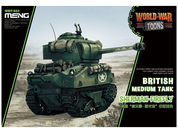 World War Toons British Medium Tank Sherman-Firefly