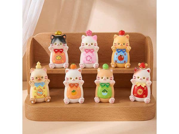 SAMUEL Wishing Cat Guardian Series Trading Figure 1Box 6pcs
