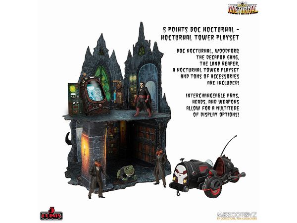 5 points / Rumble Society: Nocturnal Tower Action Figure Playset