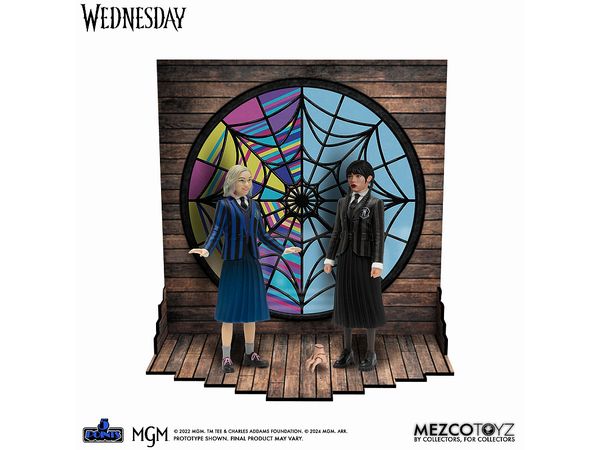 5 points/Netflix Wednesday: Wednesday Addams & Enid Sinclair 3.75 Inch Action Figure Box Set