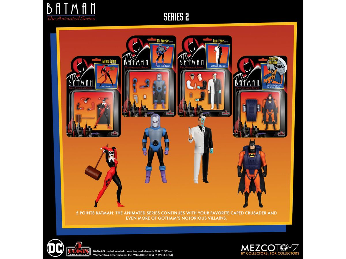 5 points/ Batman Animated Series: 3.75 inch Action Figure Series 24p