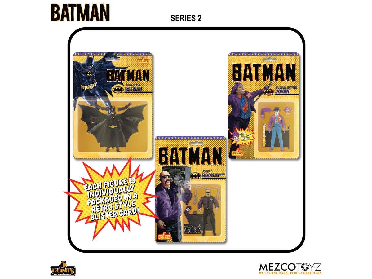 5 Points / Batman 1989: 3.75-inch Action Figure Series 2 Set of 3
