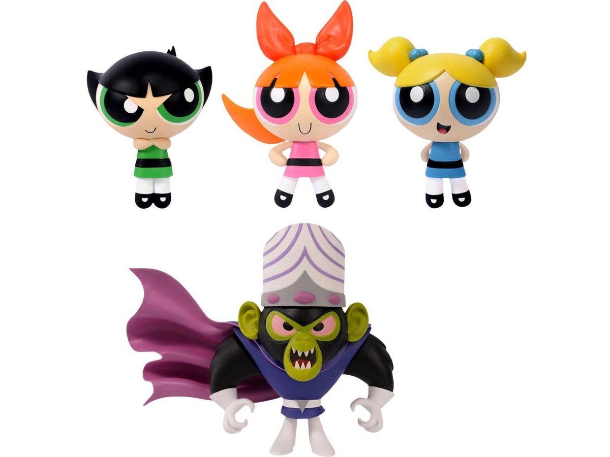 5 Points / The Powerpuff Girls: Powerpuff Girls vs Mojo Jojo 4 Figure Set