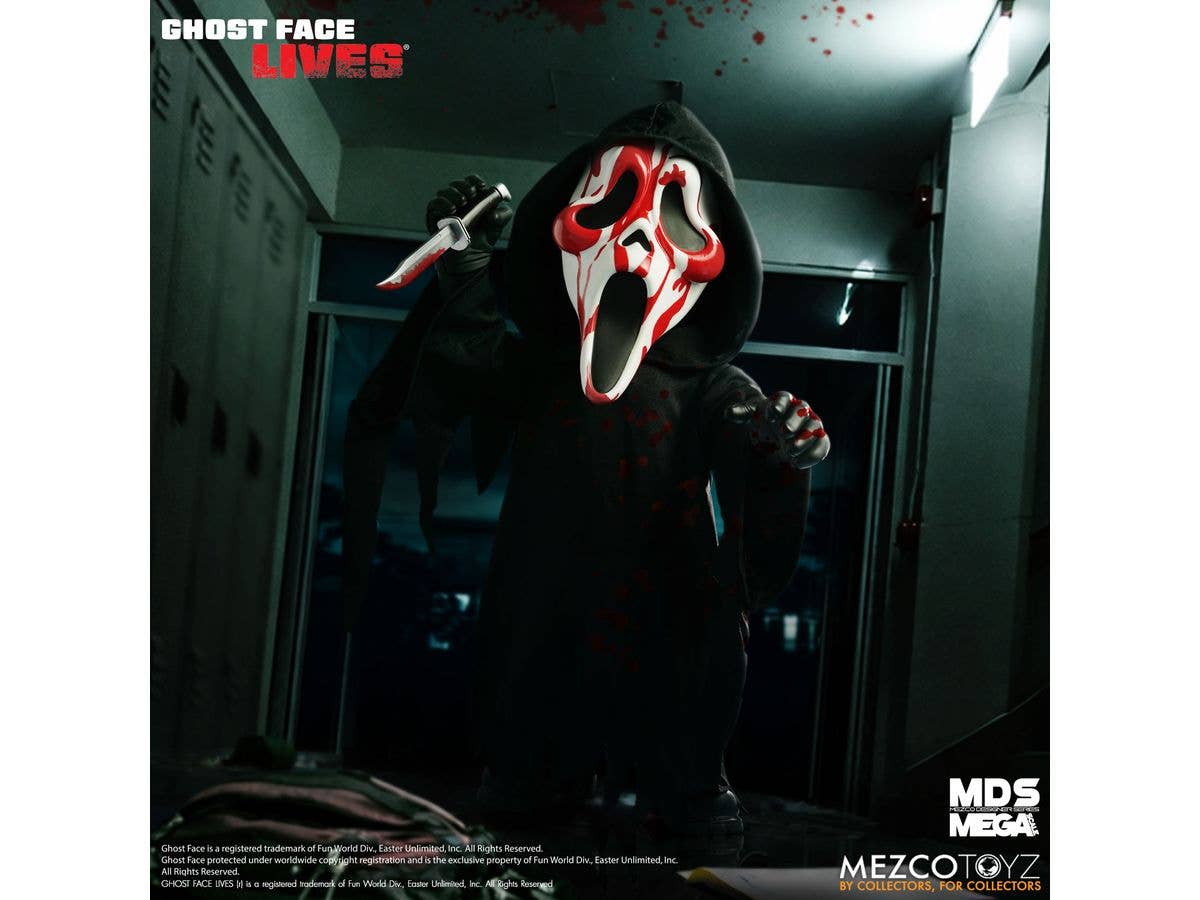 MDS Designer Series/Icons of Halloween: Bloody Ghostface 15-inch Mega Scale Figure