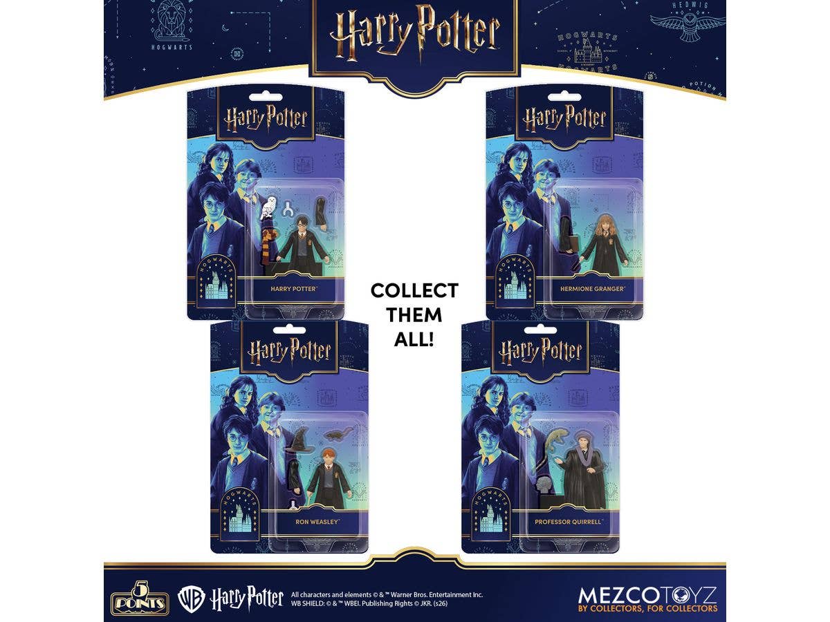 5 points / Harry Potter: 3.75-inch Action Figure Series 1 4-piece Set