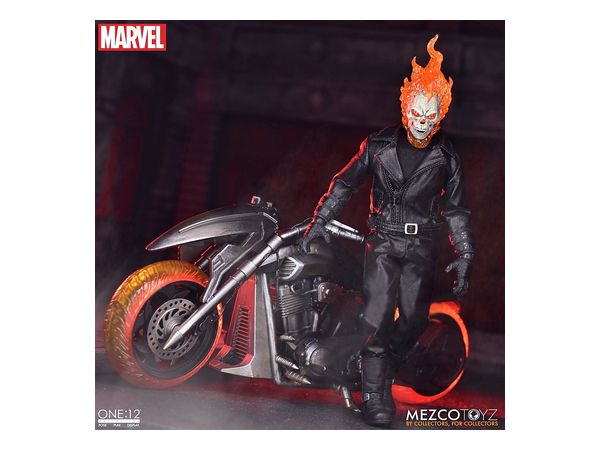 One 12 Collective Marvel Comics: Ghost Rider with Hell Cycle Action Figure Set