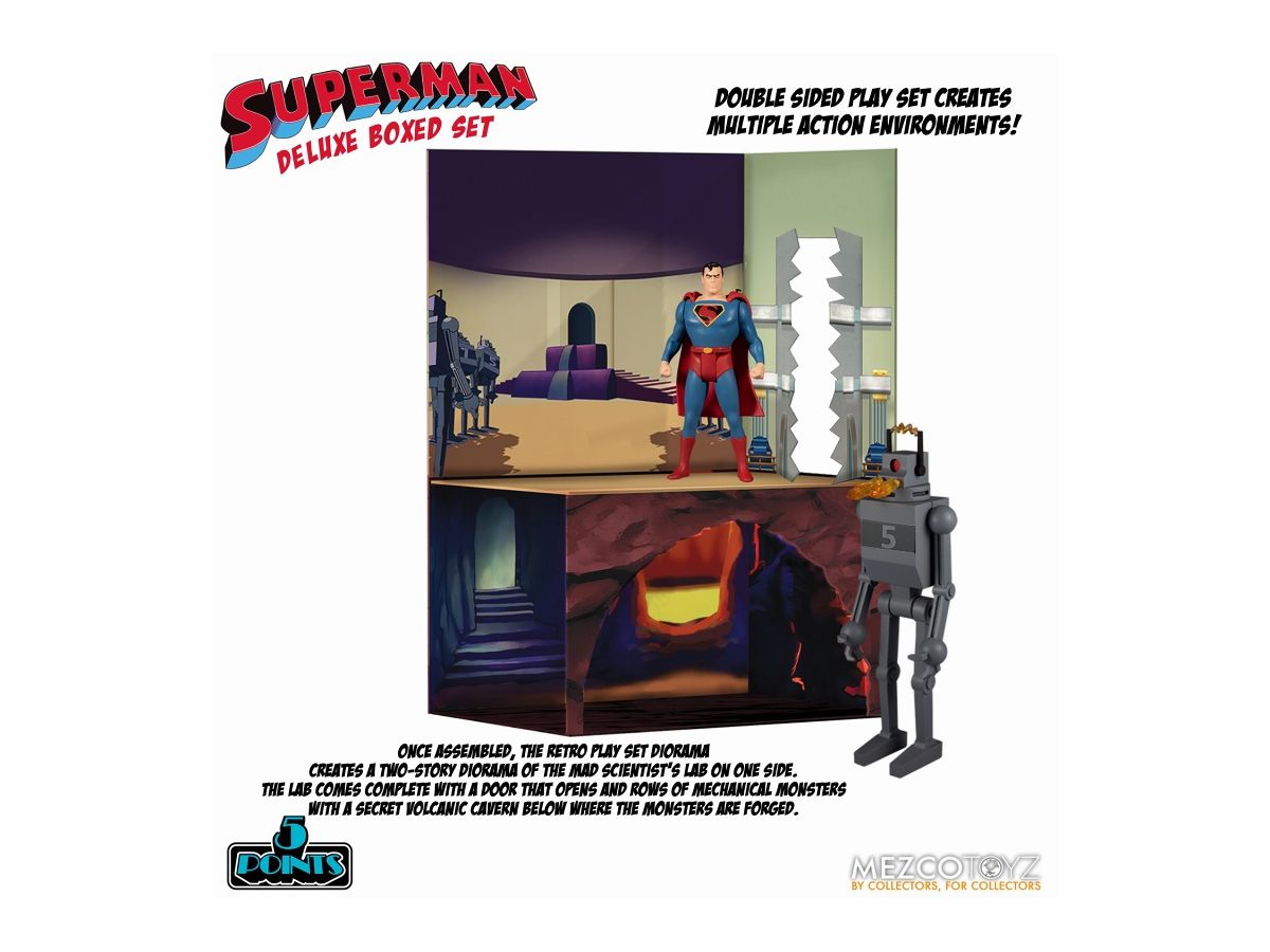 5 Points / Superman 1941 Animation: The Mechanical Monsters 3.75 inch Action Figure Box Set