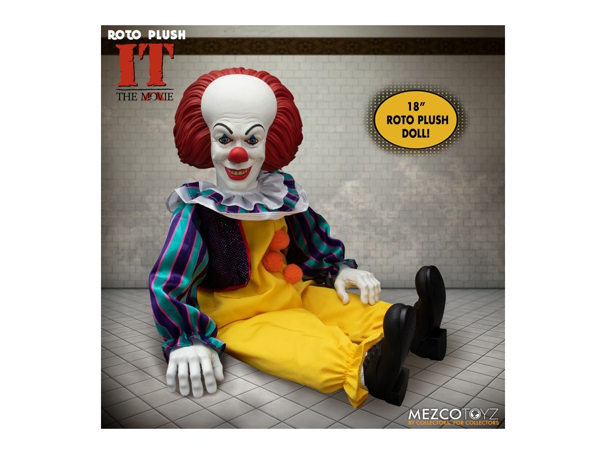 MDS Designer Series / IT It (1990): Pennywise 18inch Roto Plush Doll
