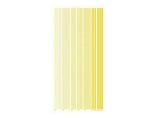 Color Line Decal Yellow