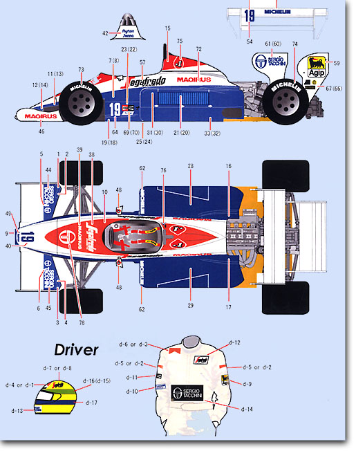 Toleman TG184 British GP '84 | HLJ.com