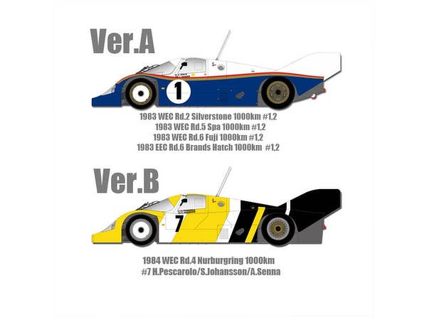 Porsche 956 Short Tail Ver.B WEC 1984 #7 | HLJ.com