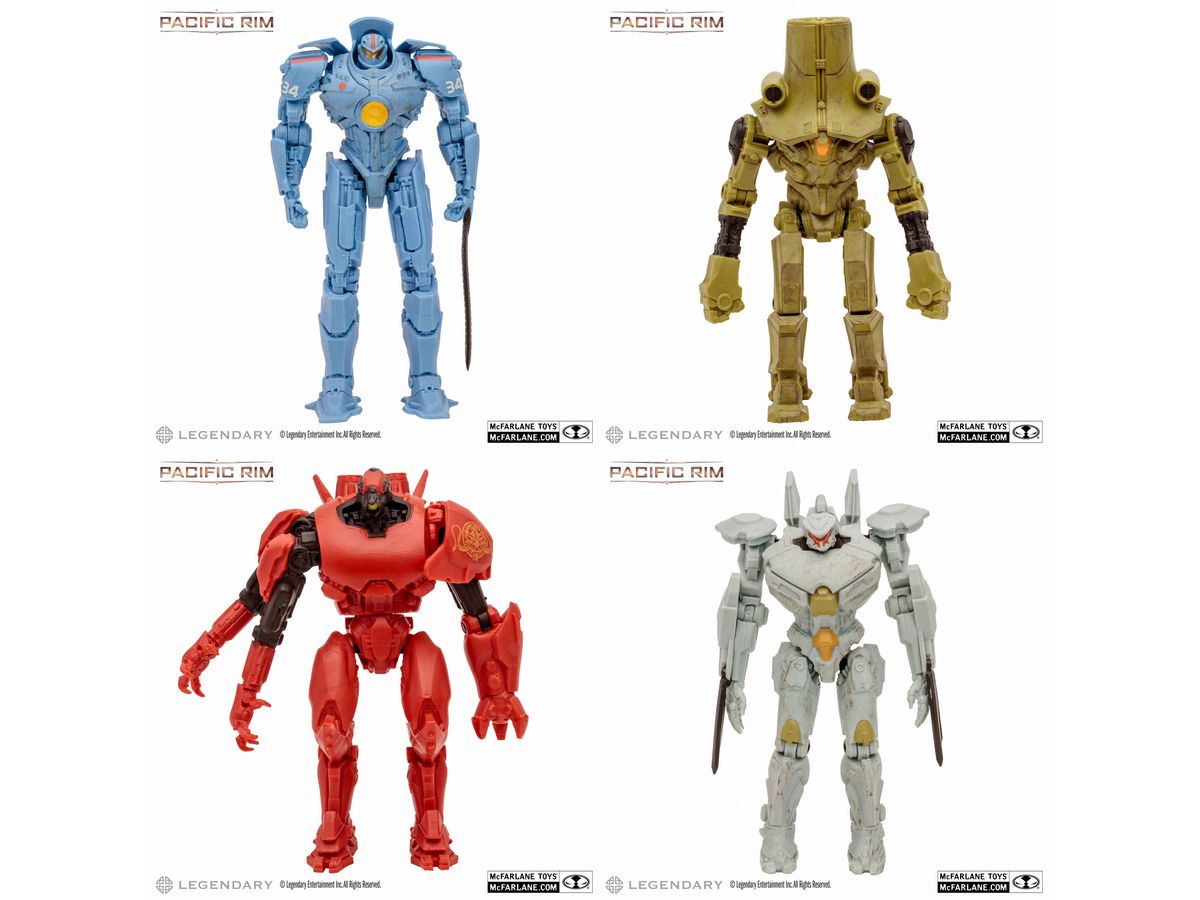 (Limited distribution) Pacific Rim / 4 inch Action Figure Jaeger series: Set of 4