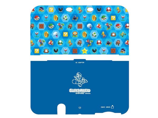 New Nintendo 3DS XL: Soft Cover Super Mario Blue