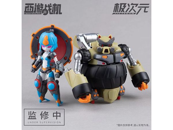 JT-03 Saiyu-senki Zhu Bajie & Sha Wujing Plastic Model Kit