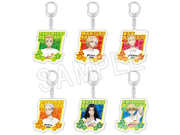 Tokyo Revengers: PIKO Acrylic Keychain: 1Box (6pcs)