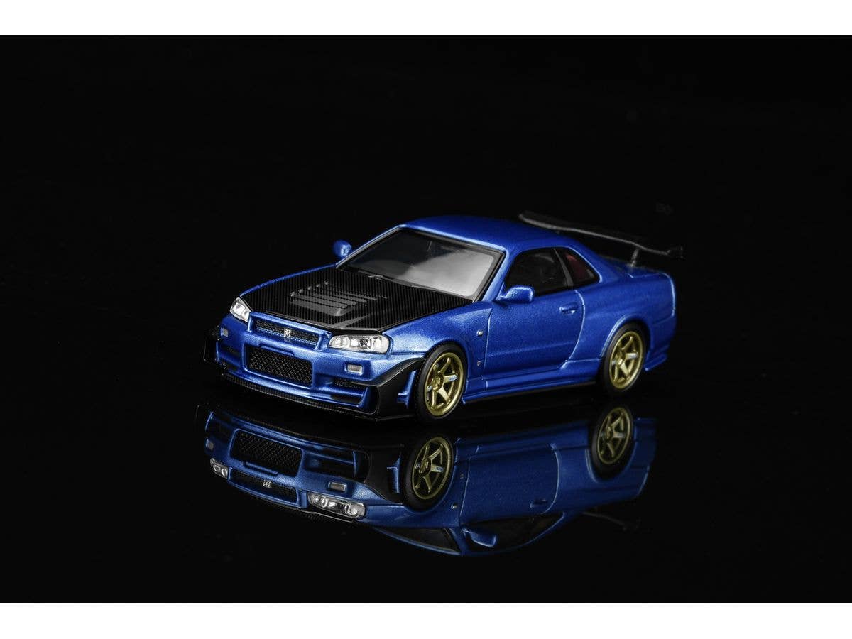 Nissan Skyline GT-R (R34) Customized  Bayside Blue w/GT Aero Kit