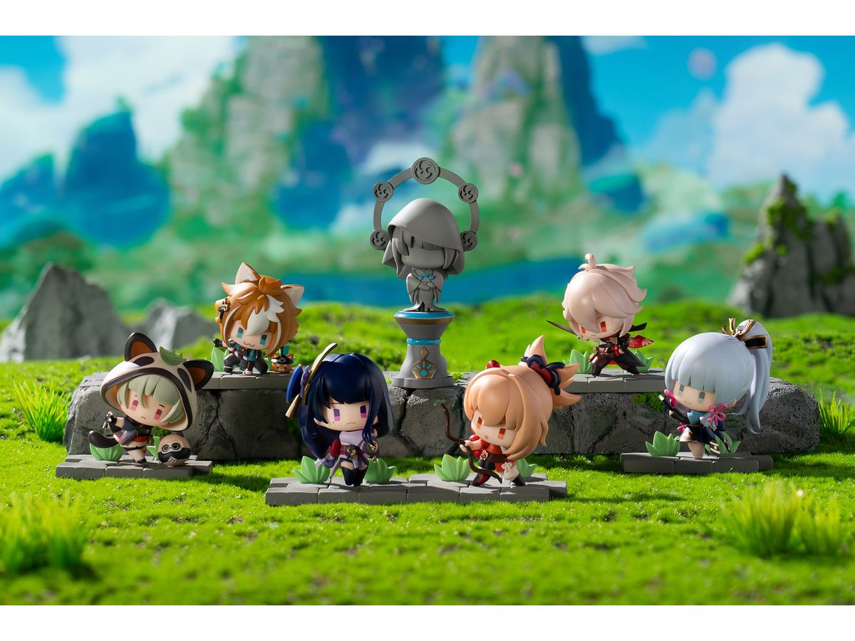Genshin Impact: Gallant Statues of the Battlefield Trading Figure Inazuma Part: 1Box (6pcs)