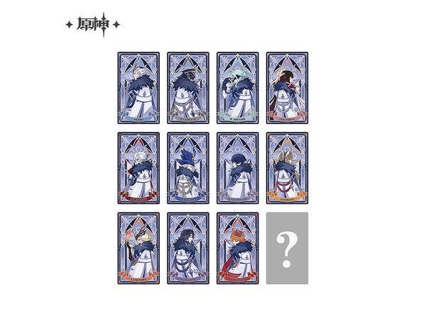 Genshin Impact: Frost & Flame Series Trading Prism Cards 1 Box (12 cards)