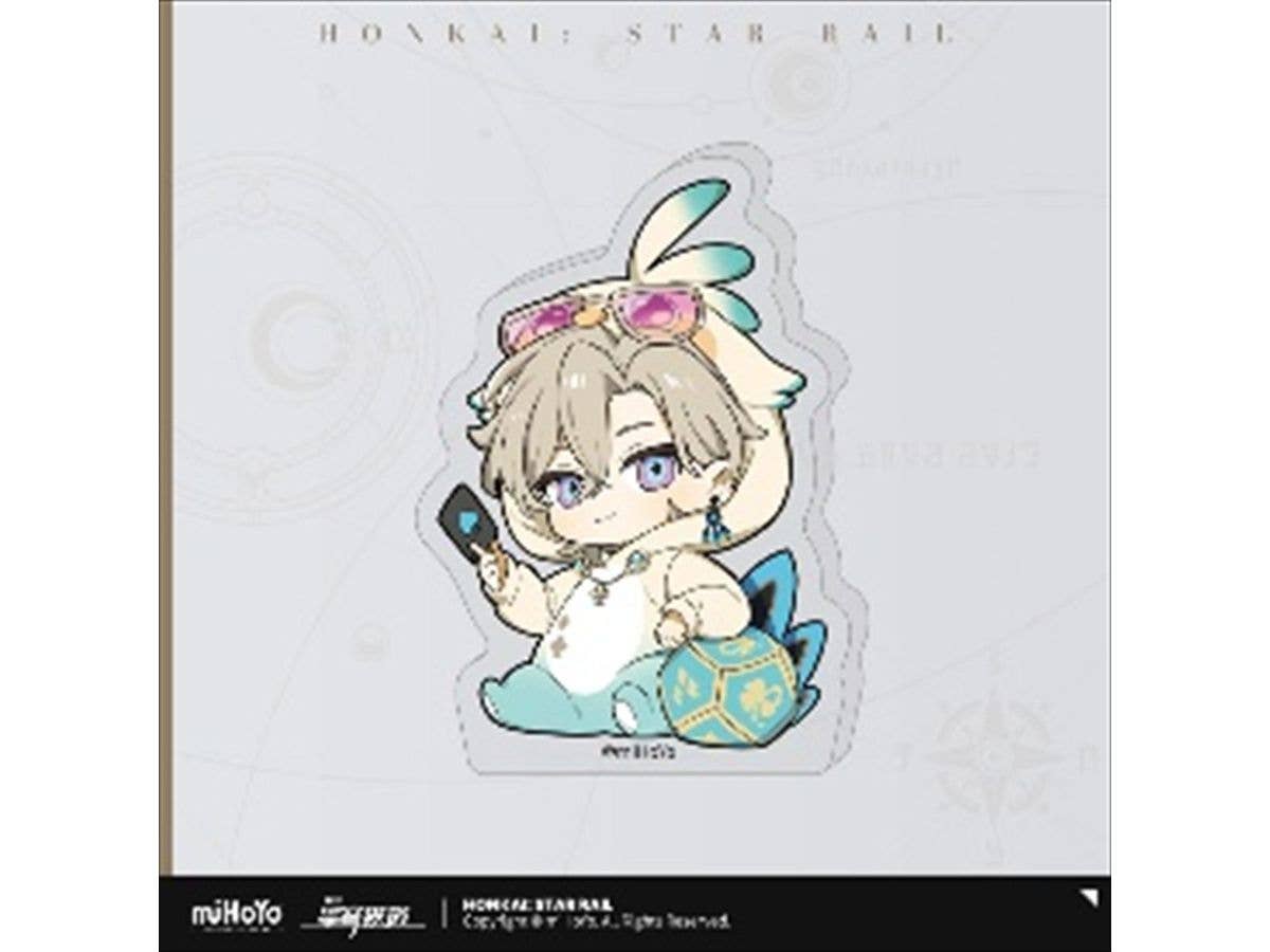Collapse: Star Rail: Boys' Dormitory Series Chibi Character Acrylic Stand Aventurine