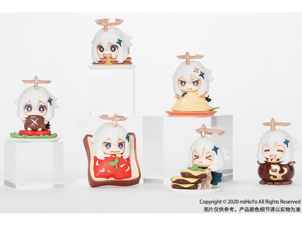 Genshin Impact: I'm Not Emergency Food! Paimon Set of 6 Mascot Figures (Reissue)