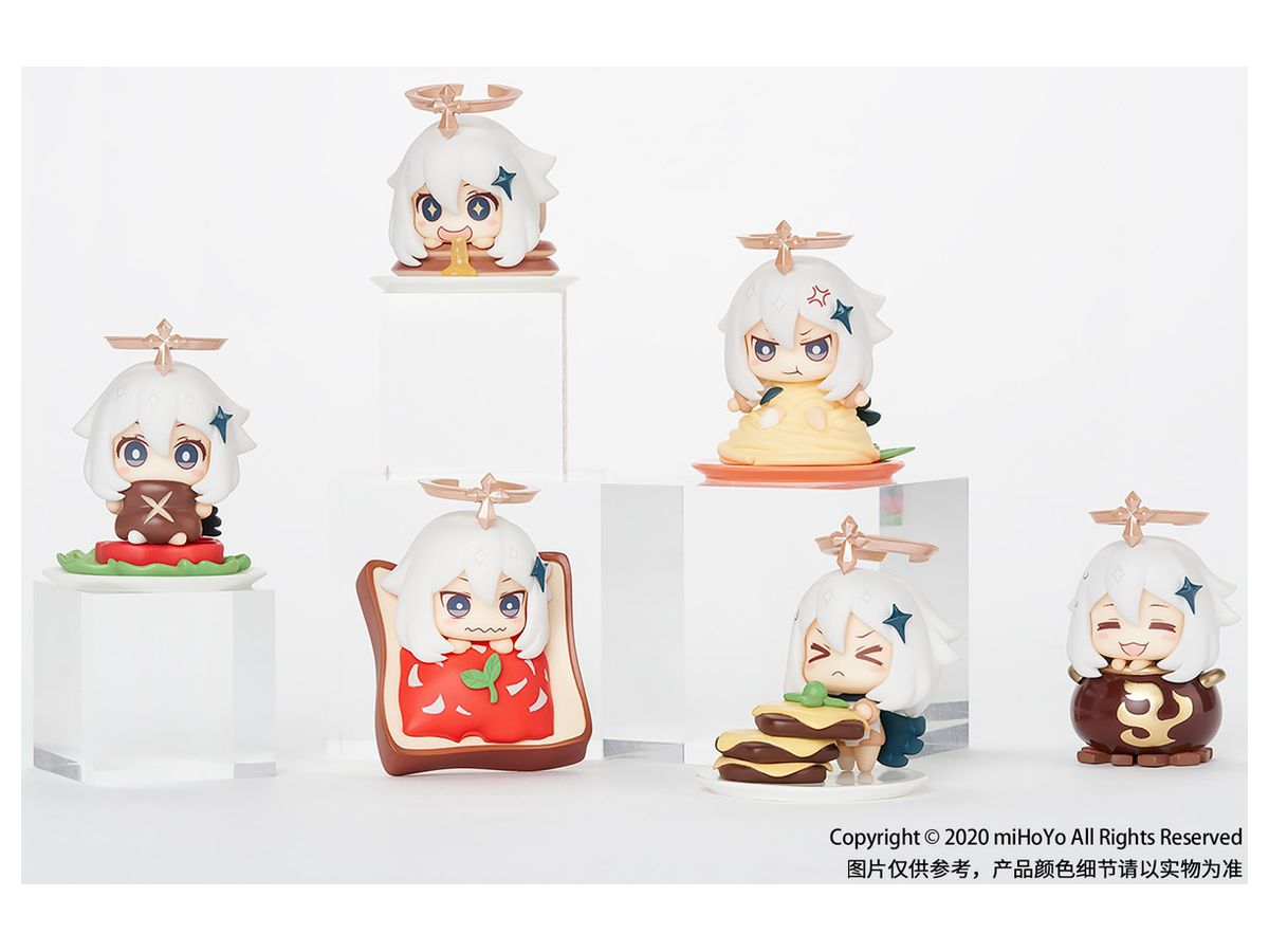 Genshin Impact: I'm Not Emergency Food! Paimon Set of 6 Mascot Figures