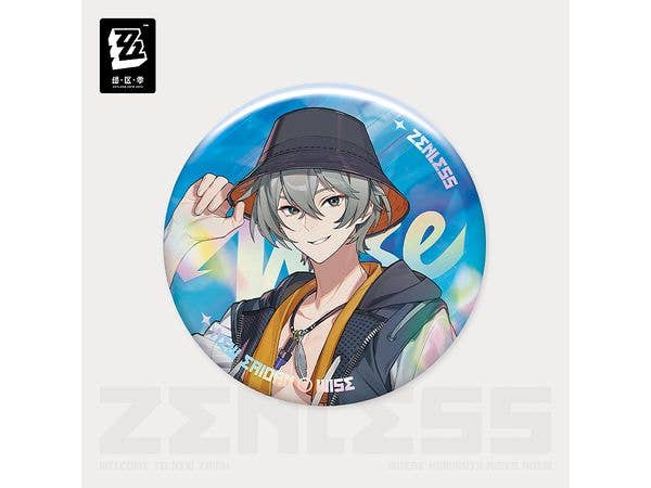 Zenless Zone Zero: Ellie City Style Series Third Edition Can Badge Akira Walking at the Water's Edge