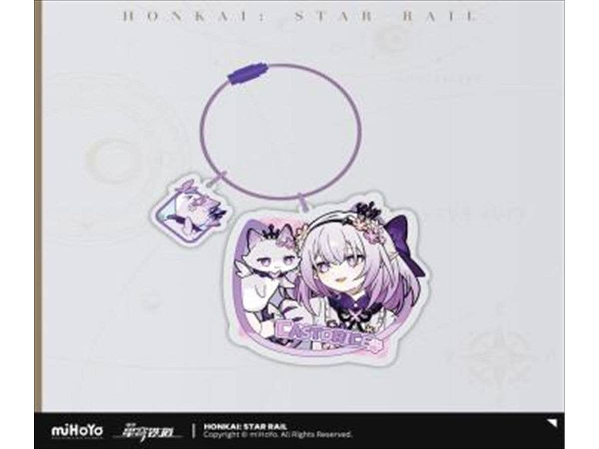 Collapse: Star Rail: Chibi Neko Series Acrylic Keychain Castris