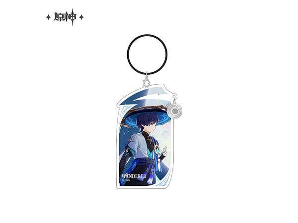 Genshin Impact: Theme Series - A Traveler on a Winter's Night - Acrylic Stand Keychain - The Wanderer