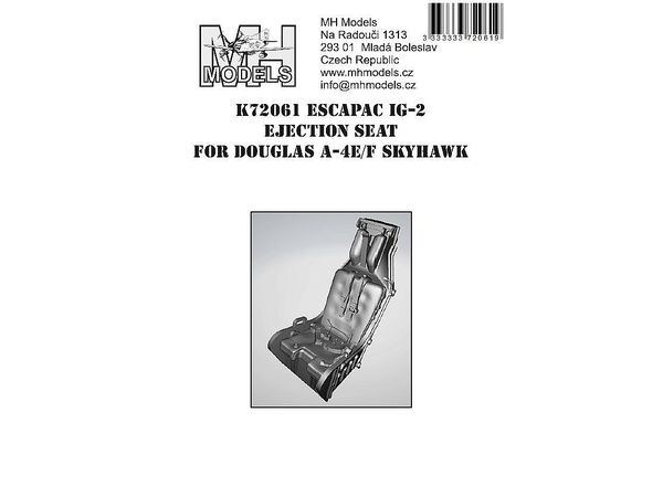 ESCAPAC IG-2 Ejection Seat for Douglas A-4E/F Skyhawk