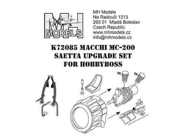 MC-200 Saetta upgrade set for Hobbyboss
