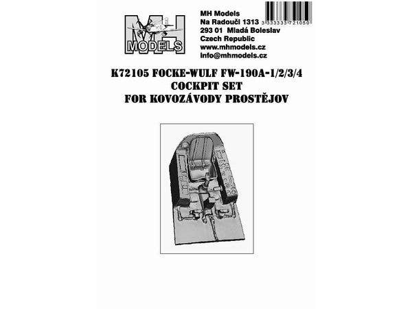Fw 190A-1/2/3/4 cockpit set, for KPM