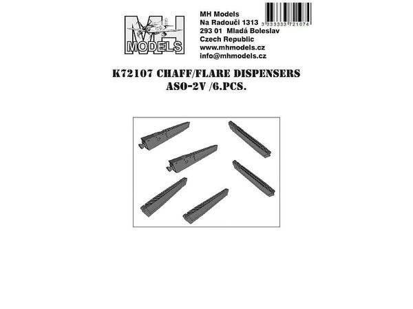 Chaff/flare dispensers ASO-2V (6 pcs)