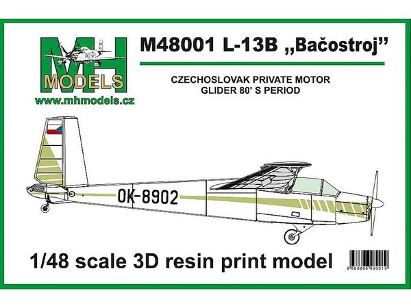 L-13B Bacostroj Czechoslovak private motor glider, the 1980s