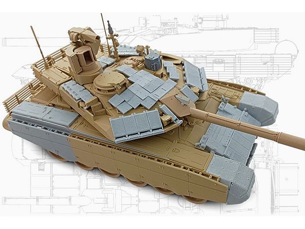 Current Russian/Soviet T-90M Main Battle Tank (2023 Model) Conversion & Update Set (for Tiger Model)
