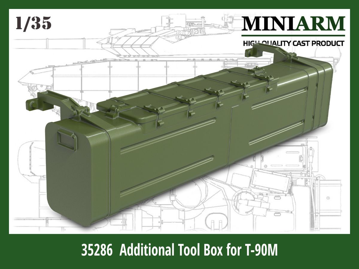 Current Russian/Soviet additional tool box for T-90M/T-72B3M