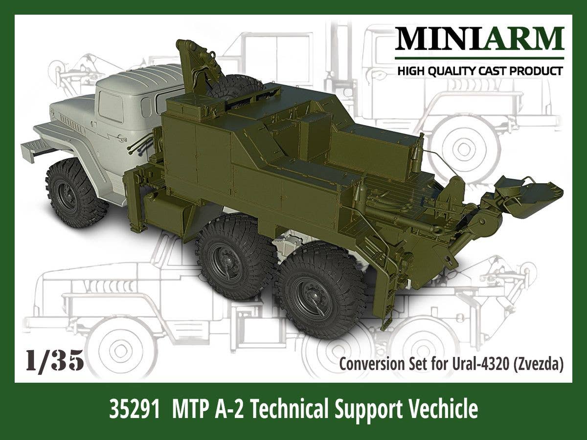 MTP A-2 Technical Support Vechicle Conversion Set for Ural-4320 (Zvezda)