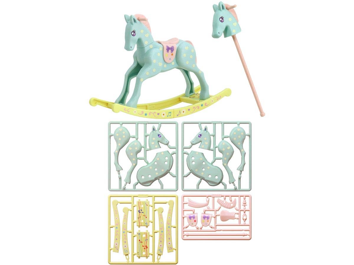 Puripura Figure Play Wooden Horse Fairy Tale