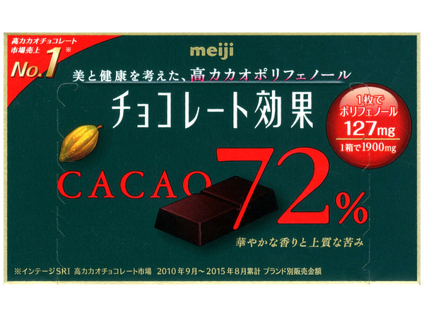 Chocolate Effect Cacao 72% Box 75g