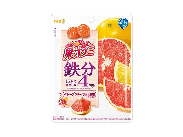 Kajyu Gummy Iron Grapefruit Pack 68g
