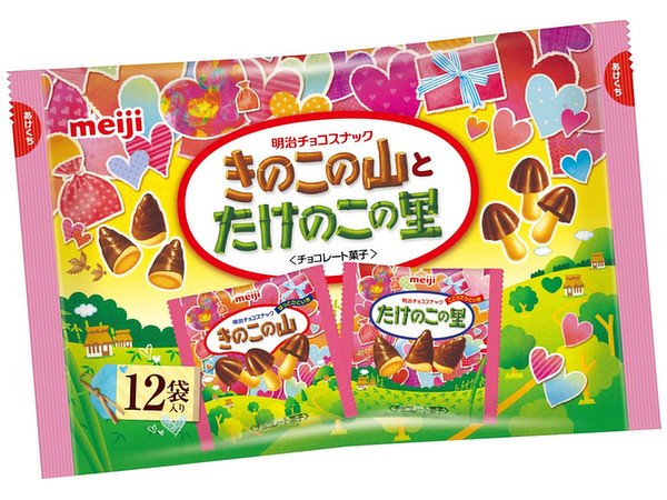 Meiji Kinoko no Yama & Takenoko no Sato (12pcs)