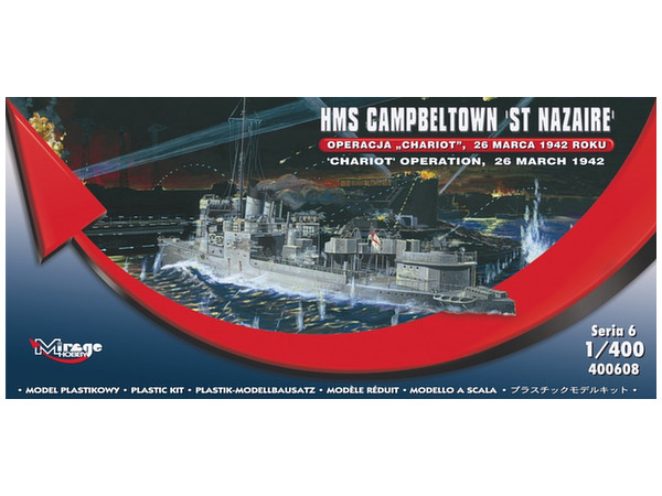HMS Campbeltown "ST NAZAIRE", "CHARIOT" Operation, 26 March 1942