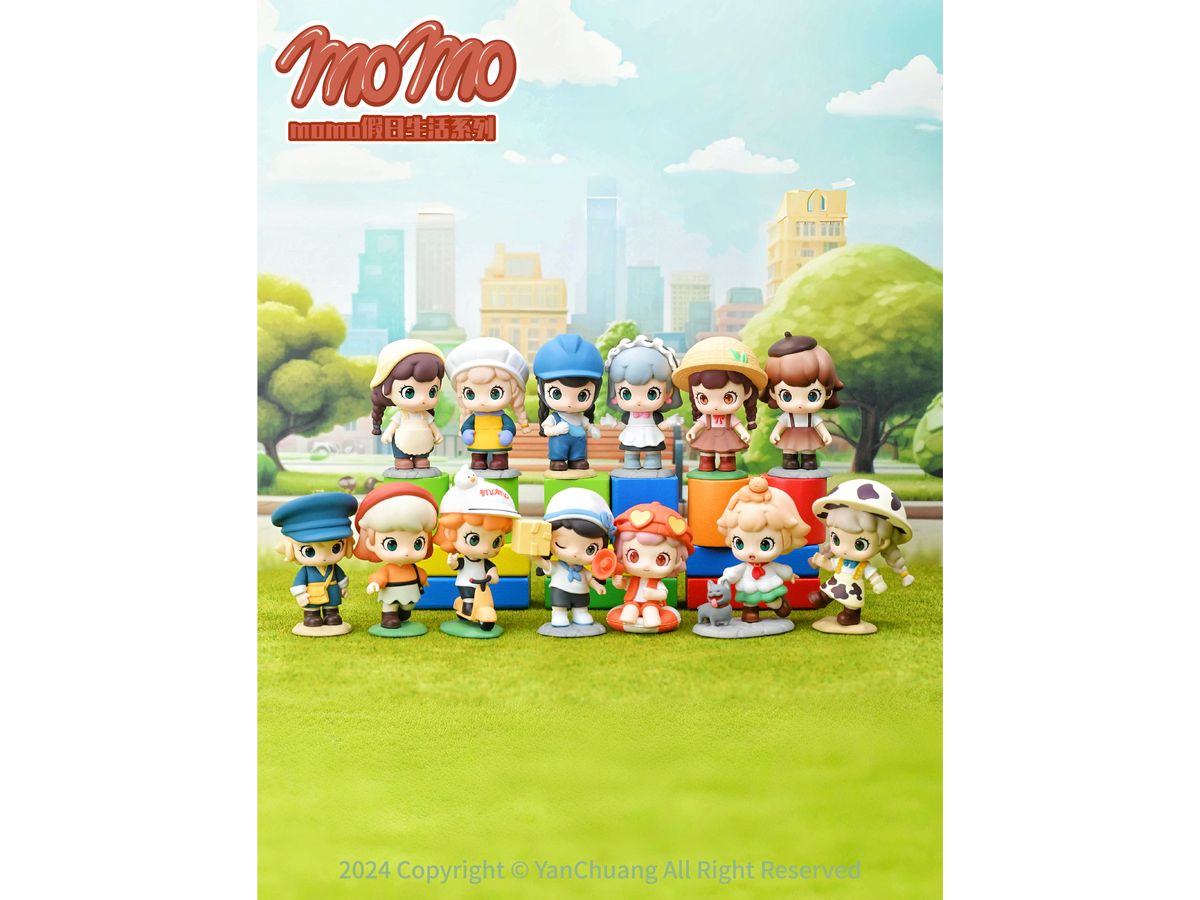 MOMO Holiday Life Series Trading Figures: 1Box (12pcs)